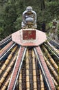 Buddha on a Roof, Taiwan Royalty Free Stock Photo