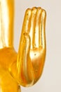 Buddha's hand, Buddha statue, Golden Buddha Royalty Free Stock Photo