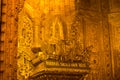 Buddha's sacred hair relic, in Botataung Pagoda, Yangon, Myanmar