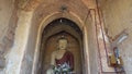 Buddha's statue in a Bagan pagoda