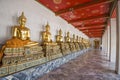 Buddha's in Wat Pho Temple, Bangkok, Thailand Royalty Free Stock Photo