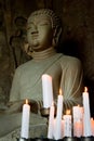 Buddha at Sanbanggulsa Grotto Temple of Jeju