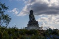 Buddha sculpture at BacalhÃÂ´a Buddha Eden, asian style garden, Quinta dos Loridos, Bombarral, Portugal, September 10, 2020 Royalty Free Stock Photo
