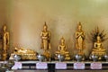 Buddha sculptures in temple