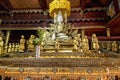 Buddha Shrine - Inside the Nga Phe Kyaung Monastery, Taunggyi, Myanmar (Barma). Royalty Free Stock Photo