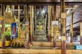 Buddha Shrine - Inside the Nga Phe Kyaung Monastery, Taunggyi, Myanmar (Barma). Royalty Free Stock Photo