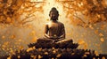 Buddha Siddhartha Shakyamuni meditating