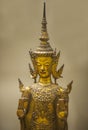 Buddha standing bronze statuette Royalty Free Stock Photo