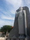Buddha standing gray statue Deundara