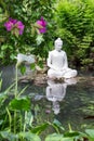 Buddha statue in Andre Heller garden