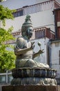 Buddha statue Asakusa Temple in Tokyo. Royalty Free Stock Photo