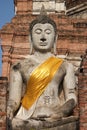 Buddha Statue in Ayuthaya, Thailand Royalty Free Stock Photo