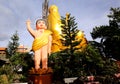 Buddha statue-baby near the Golden Buddha near the Vietnamese city of Dalat