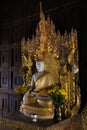 A buddha statue at the Bagaya Monastery Royalty Free Stock Photo