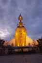 Buddha Statue Bangkok Thailand by night Royalty Free Stock Photo