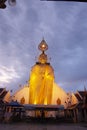 Buddha Statue Bangkok Thailand by night Royalty Free Stock Photo