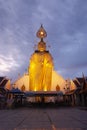 Buddha Statue Bangkok Thailand by night Royalty Free Stock Photo
