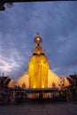 Buddha Statue Bangkok Thailand by night Royalty Free Stock Photo