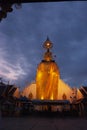 Buddha Statue Bangkok Thailand by night Royalty Free Stock Photo