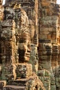 Buddha statue, Bayon Temple, Cambodia Royalty Free Stock Photo