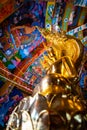 Buddha statue in beautiful dome Royalty Free Stock Photo