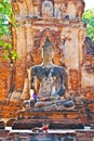 Buddha statue in beautiful light in Mahathat