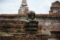 Buddha statue behead