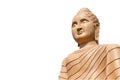 Buddha statue buddha image used as amulets of Buddhism religion isolated on the white background with clipping path Royalty Free Stock Photo