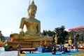 Buddha statue Buddhist temple on Phra Tmanak Hil Royalty Free Stock Photo