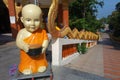 Buddha statue Buddhist temple on Phra Tmanak Hill Royalty Free Stock Photo