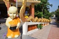 Buddha statue Buddhist temple on Phra Tmanak Hill Royalty Free Stock Photo