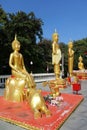 Buddha statue Buddhist temple on Phra Tmanak Hill Royalty Free Stock Photo