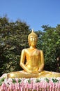 Buddha statue Buddhist temple on Phra Tmanak Hill Royalty Free Stock Photo