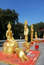 Buddha statue Buddhist temple on Phra Tmanak Hill Royalty Free Stock Photo