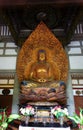 Buddha statue at the Byodo-in Temple on Oahu, Hawaii Royalty Free Stock Photo