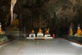 Buddha statue in caves at Wat Khuha Sawan in Phatthalung, Thailand