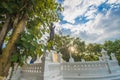 Buddha Statue of Chiang Saen built in 1302 B.E. at Wat Phrathat Pu Khao