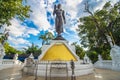 Buddha Statue of Chiang Saen built in 1302 B.E. at Wat Phrathat Pu Khao