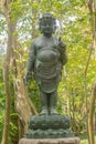 Buddha statue in childhood in Ratchaburi Provincial Park
