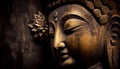 Buddha, Buddhism and meditation. Culture and religion, peace. AI generative