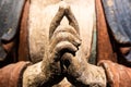 Buddha Statue - Concept of Zen, Spirituality, Peace. Hands gesture