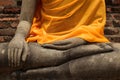 Buddha statue, detail Royalty Free Stock Photo