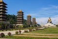 Buddha statue at Fo Guang Shan in Kaohsiung, Taiwan Royalty Free Stock Photo