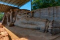 Buddha statue at Gal Vihara shrine at Polonnaruwa, Sri Lanka Royalty Free Stock Photo