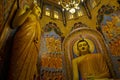 Buddha Statue in Gangaramaya Vihara Buddhist Temple , Colombo , Sri Lanka