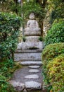 A Buddha statue at garden Royalty Free Stock Photo