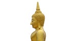 Buddha statue golden in Thailand.