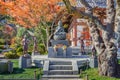 Buddha statue with the Guardians at Hasedera Temple Royalty Free Stock Photo