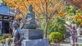 Buddha statue with the Guardians at Hasedera Temple