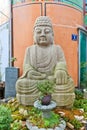 Buddha statue on Gwangbok street in Busan, Korea